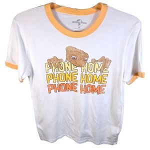 Universal Studios E.T. "Phone Home" Ringer T-Shirt Men's M 50/50 Movie Tee 2019